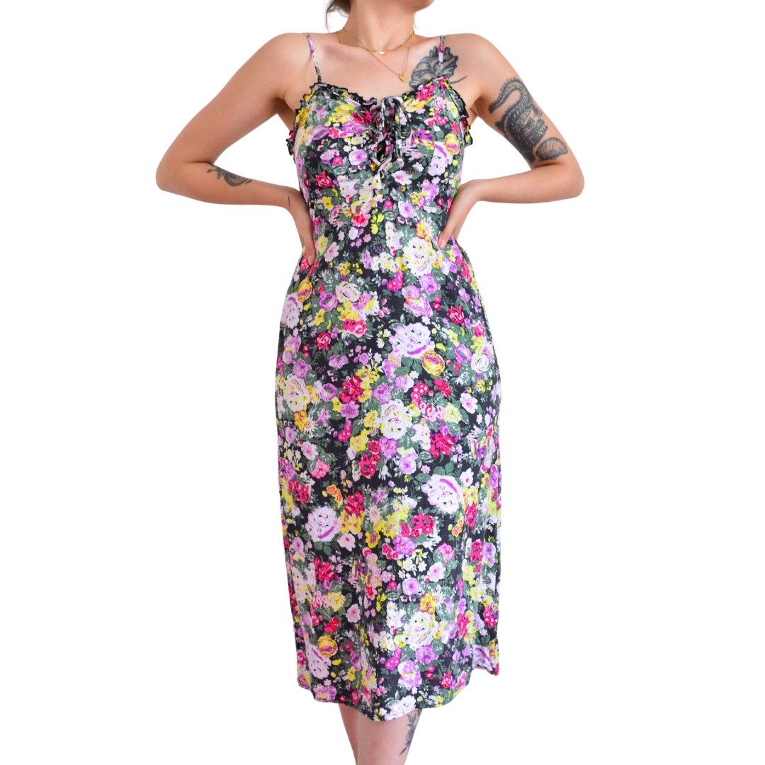 Vestido largo floral
