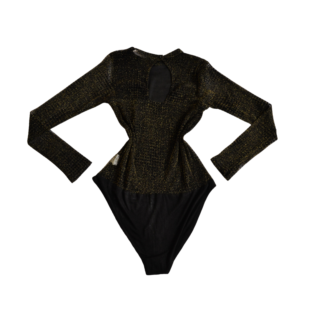 Bodysuit glitter mesh