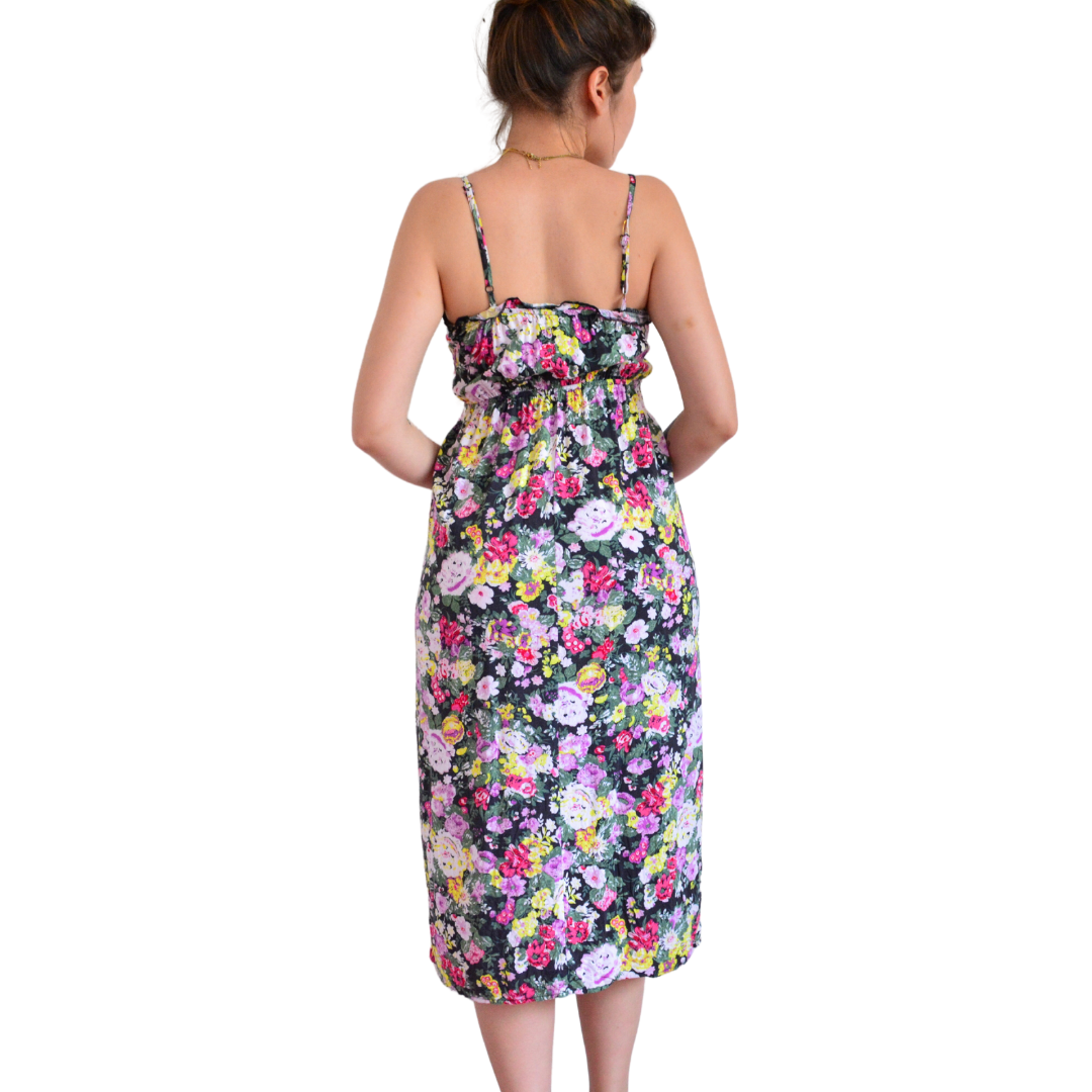 Vestido largo floral