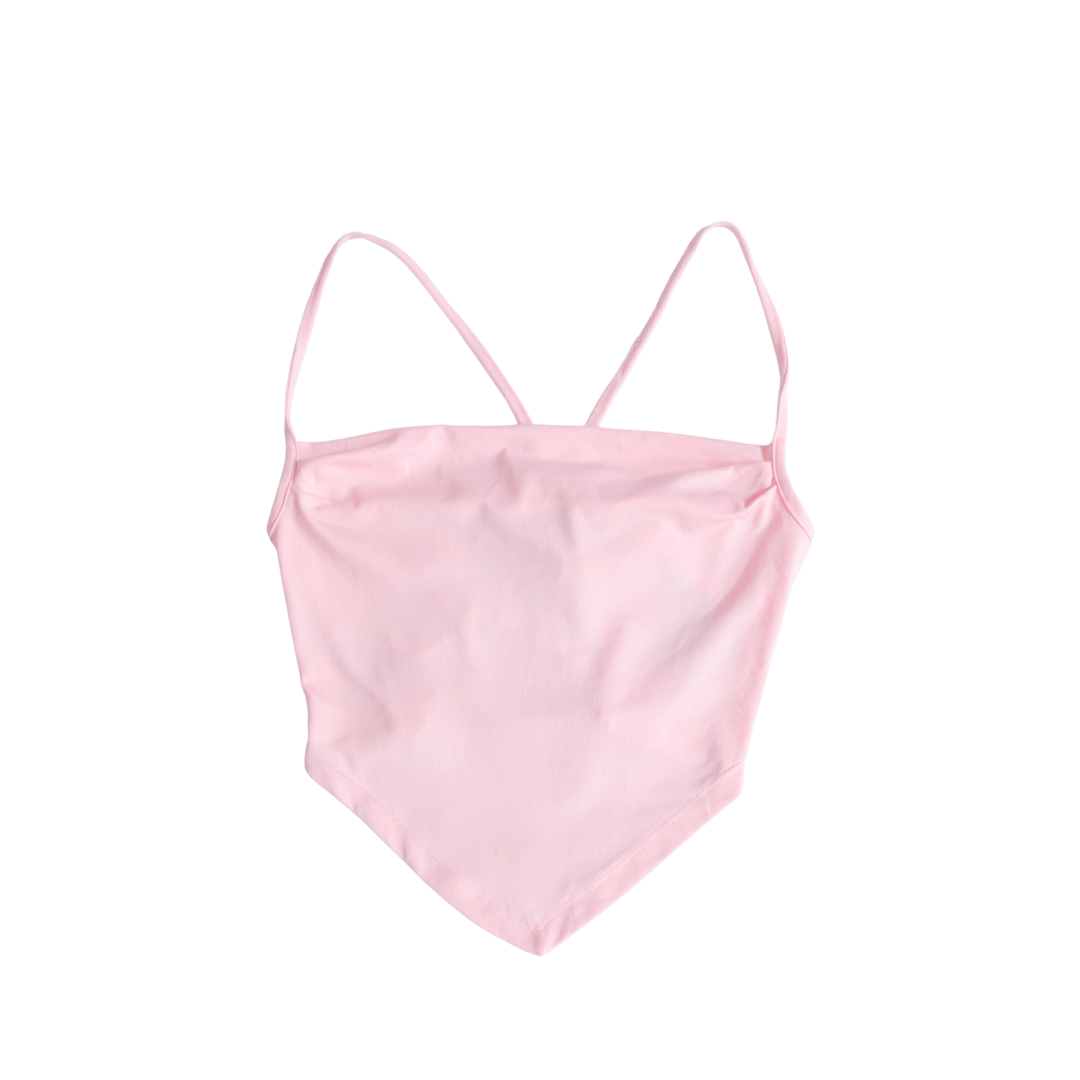 Top rosa con escote