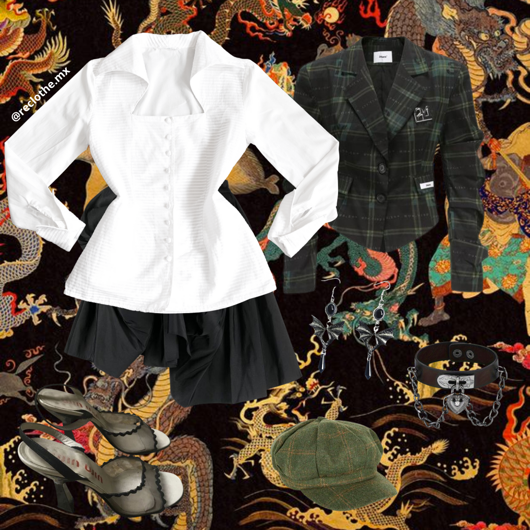 Blusa Rayure Paris 90s