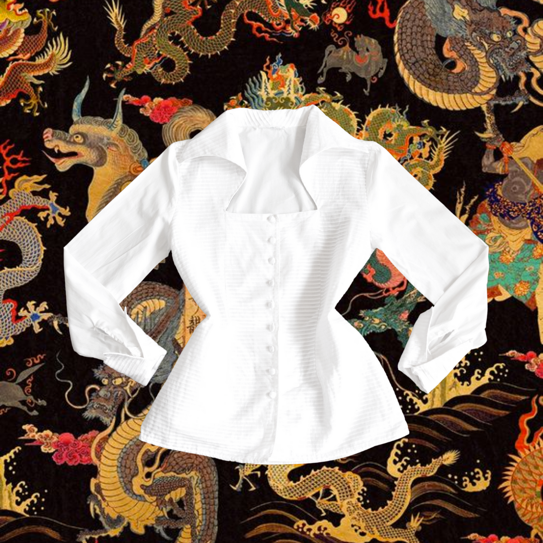 Blusa Rayure Paris 90s