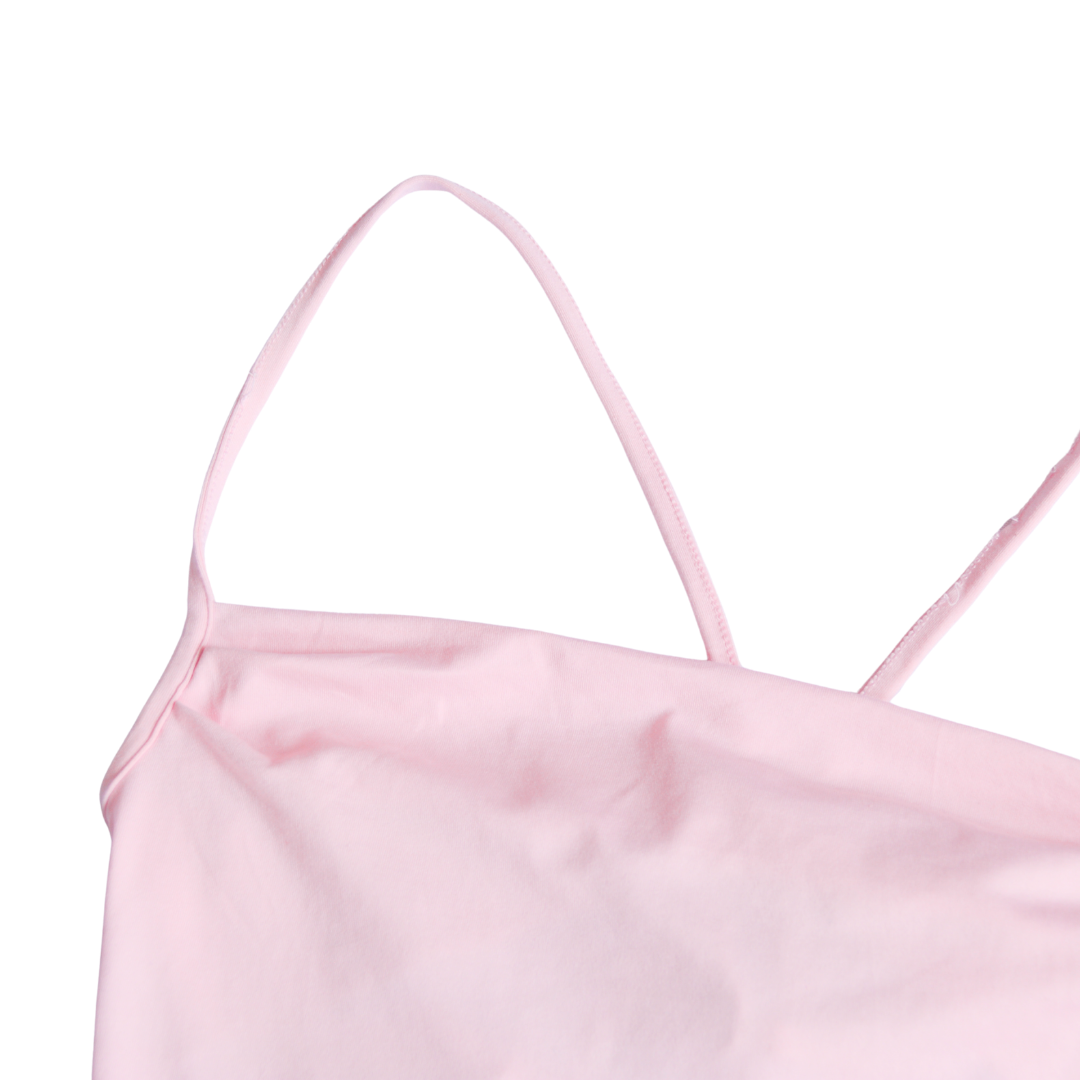 Top rosa con escote
