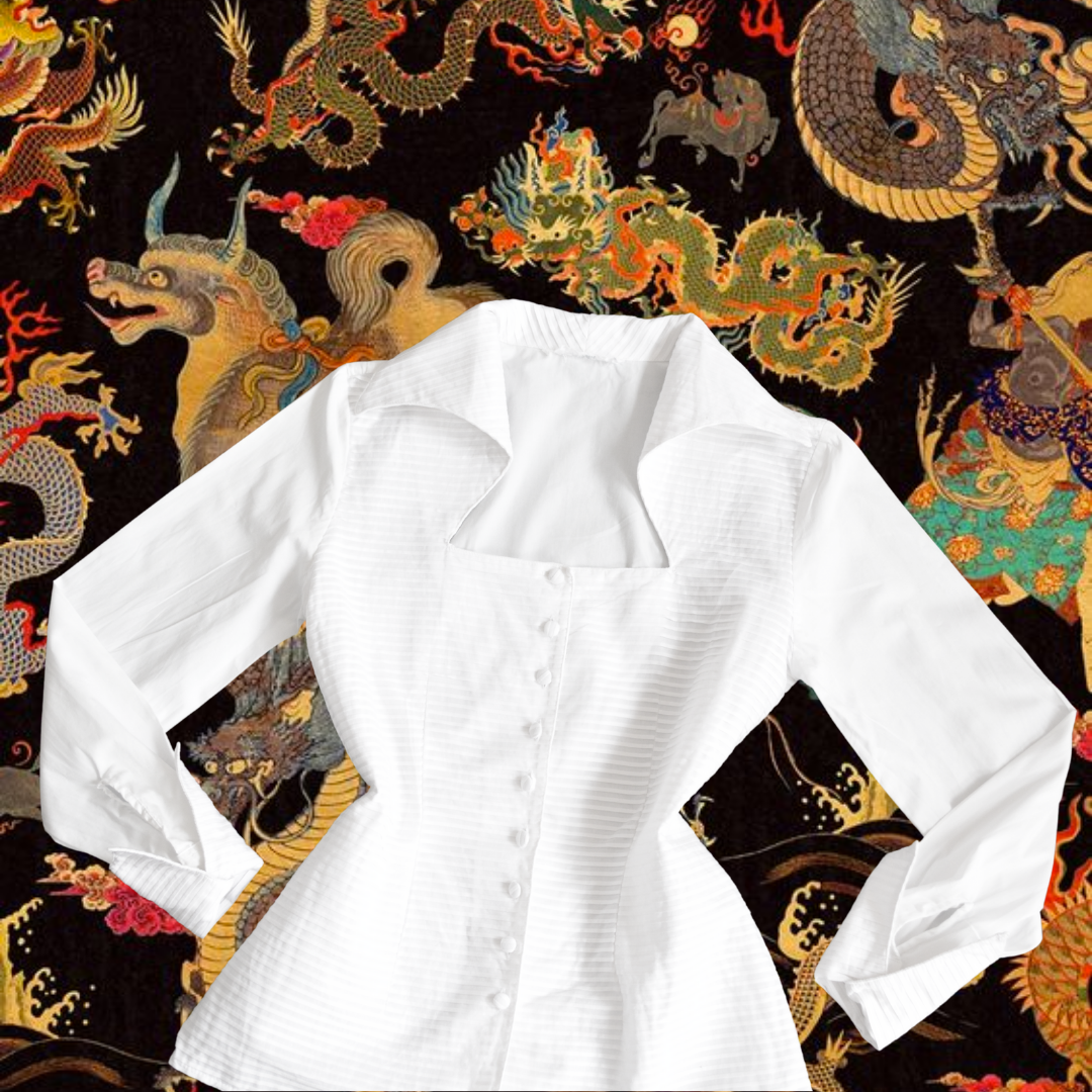 Blusa Rayure Paris 90s