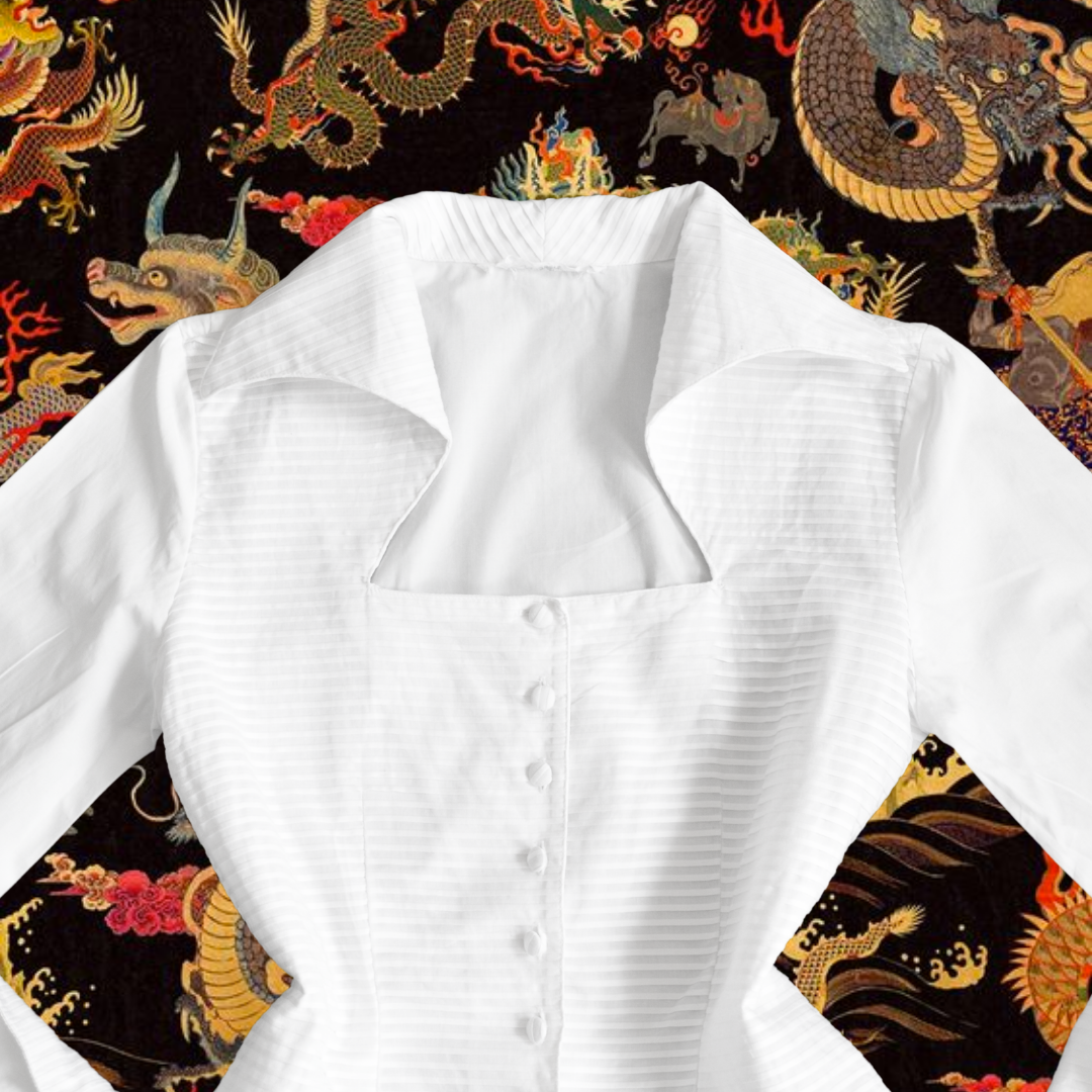 Blusa Rayure Paris 90s
