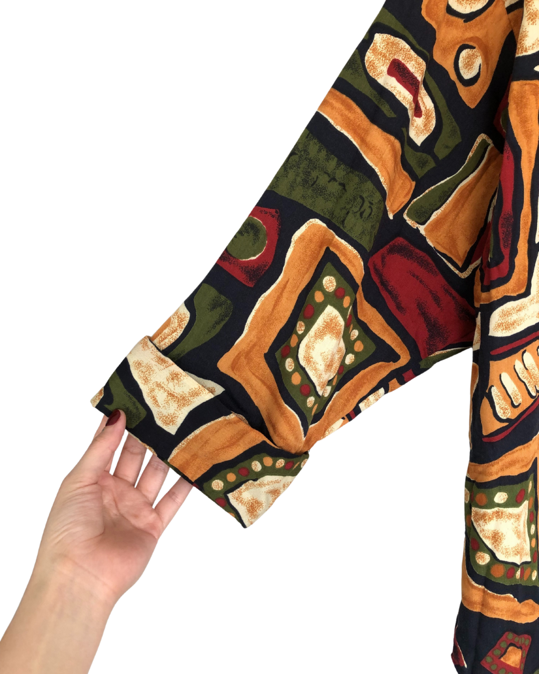 Camisa 80s abstracta