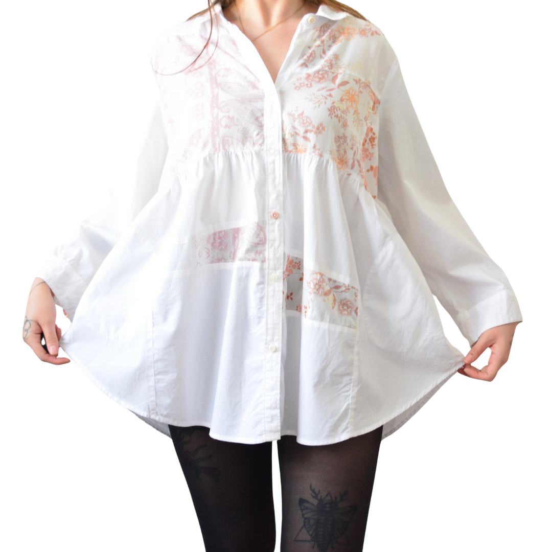 Vestido camisa con bolsas