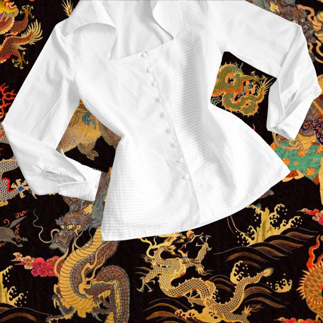 Blusa Rayure Paris 90s