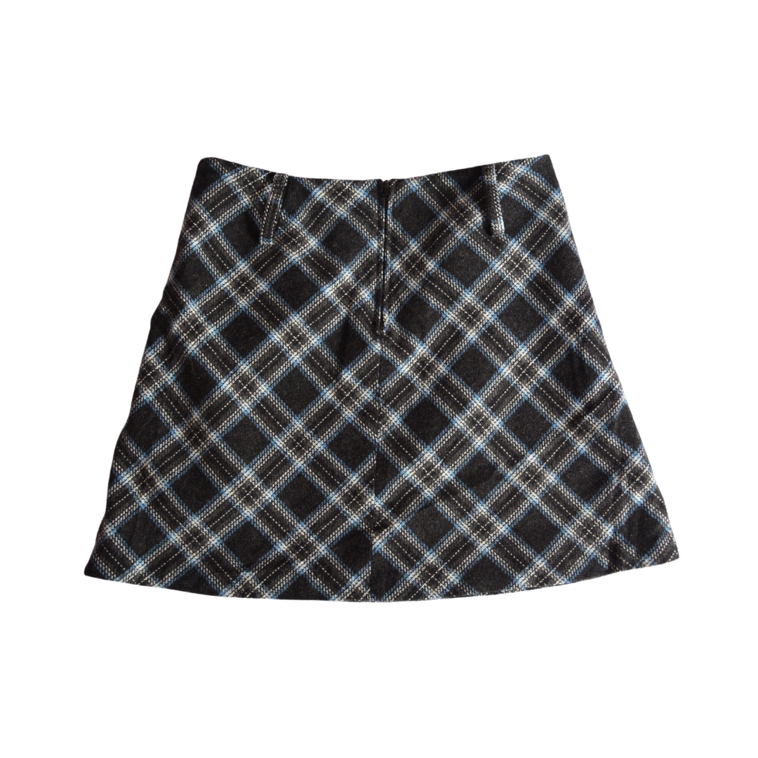 Falda tartan de rombos
