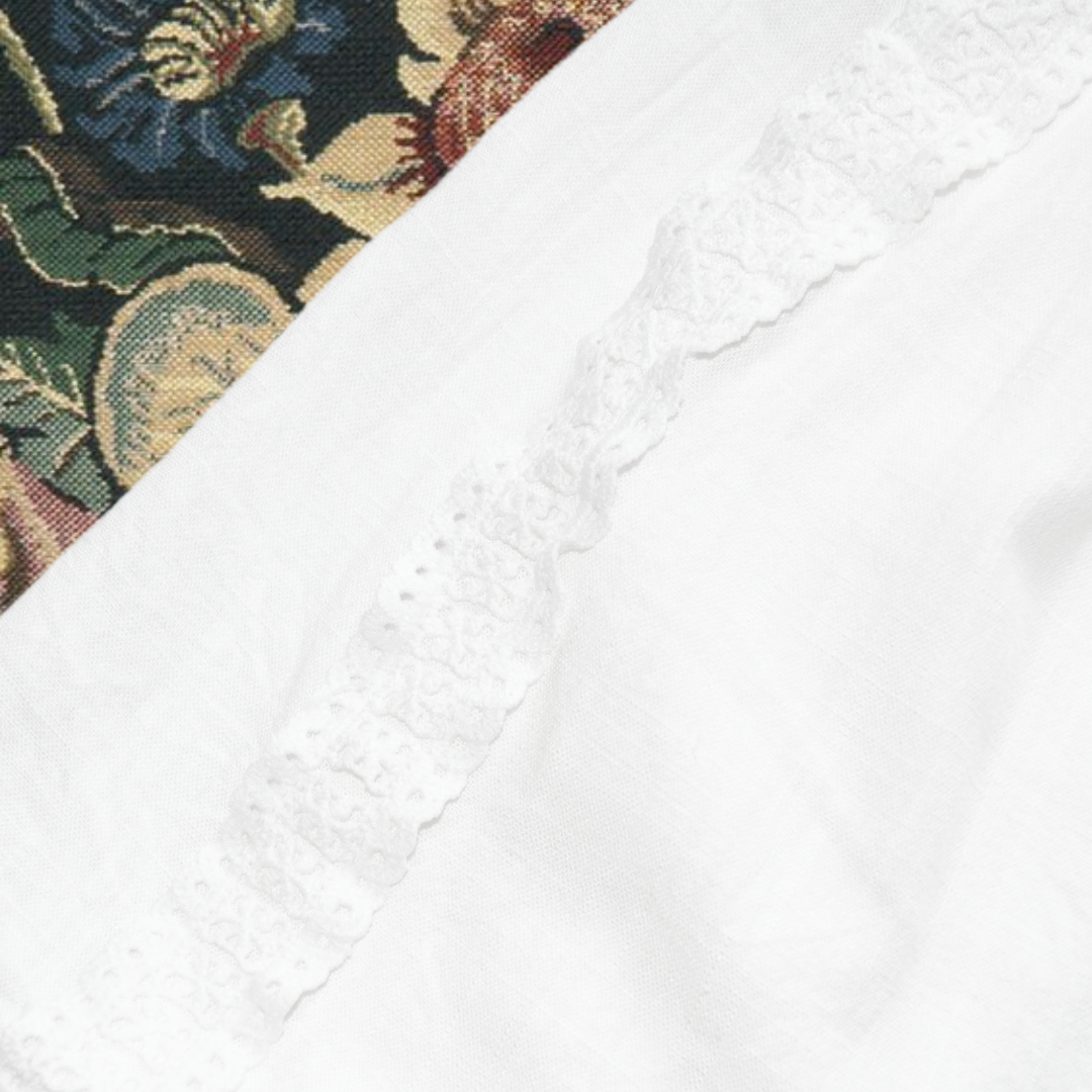 Vestido blanco de lino