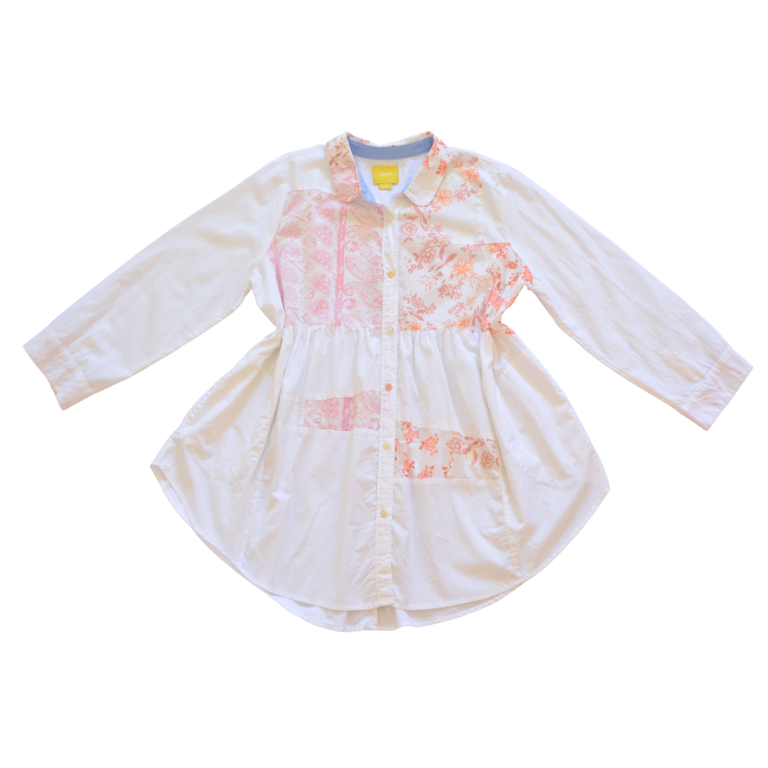 Vestido camisa con bolsas