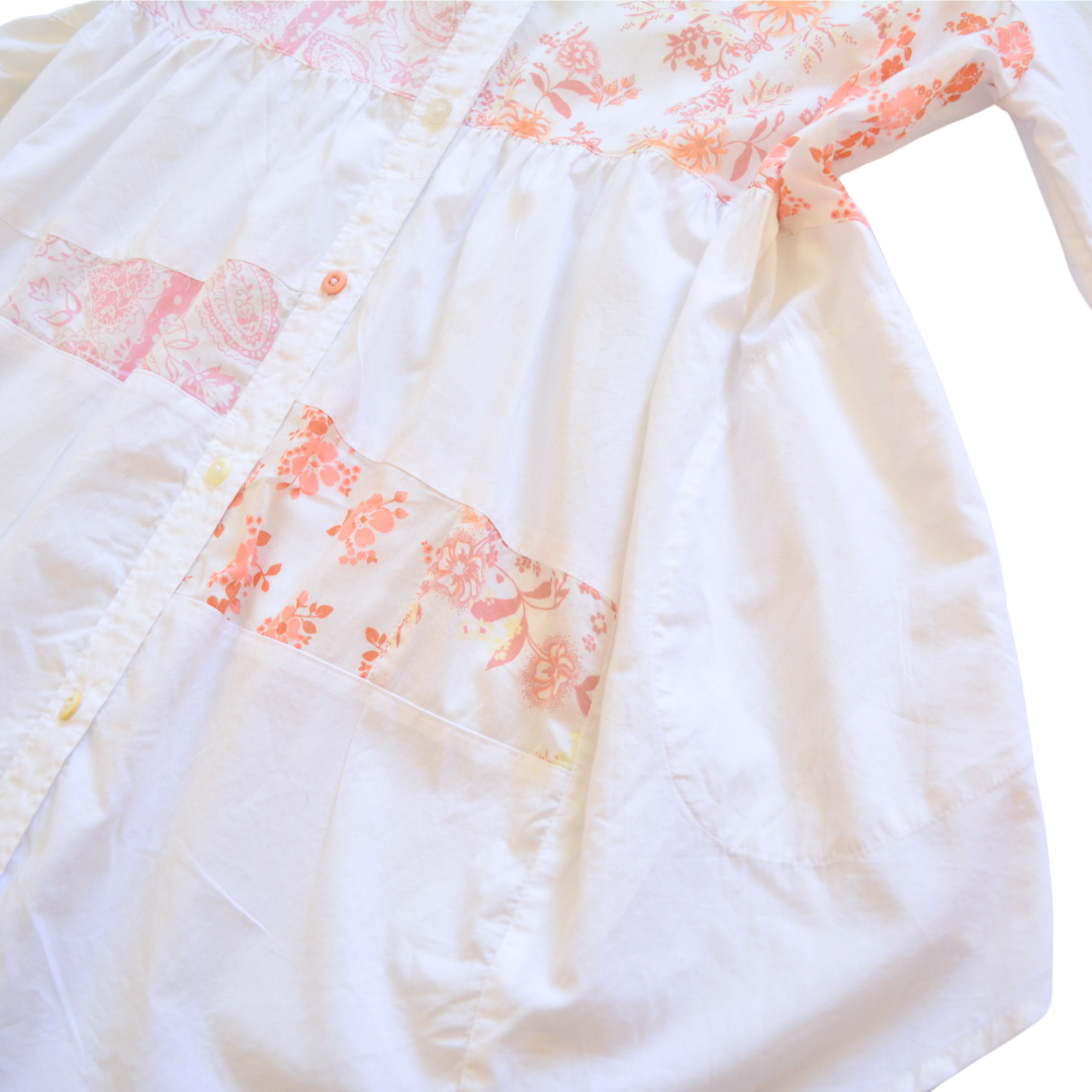 Vestido camisa con bolsas