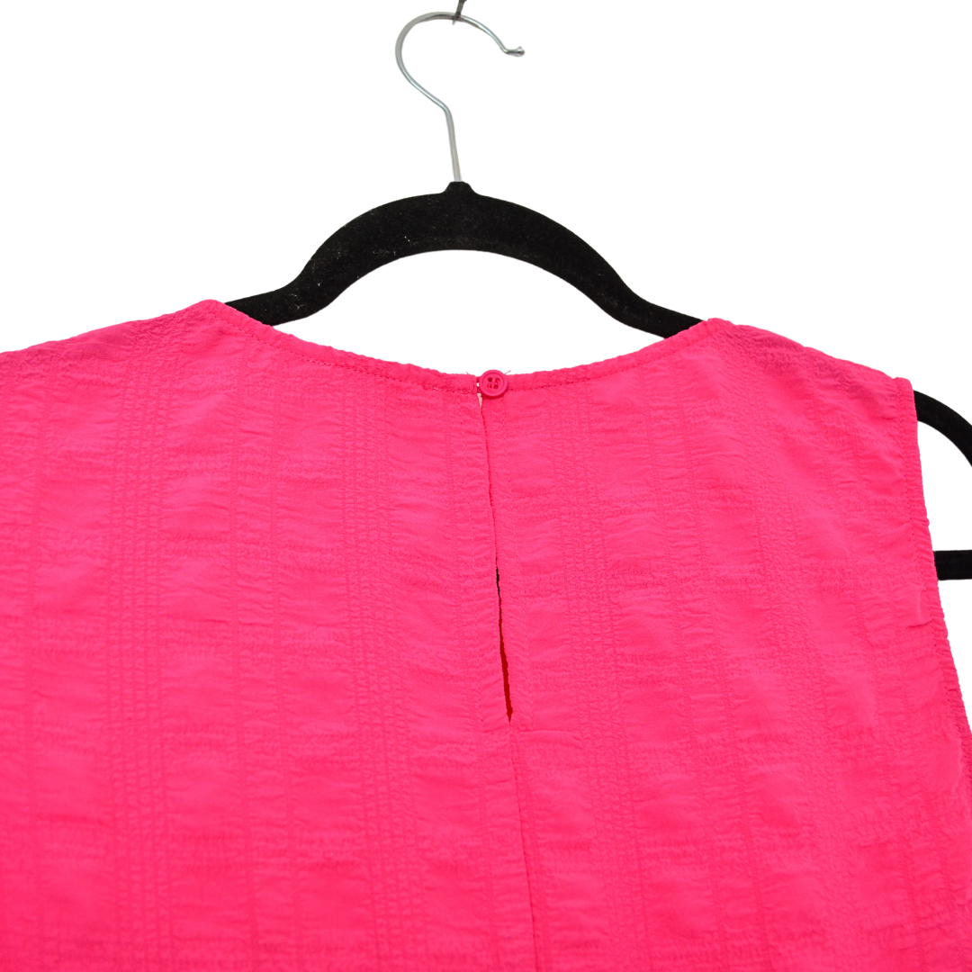 Vestido rosa popelina