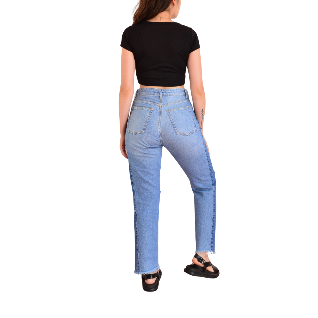 Momjeans denim bicolor