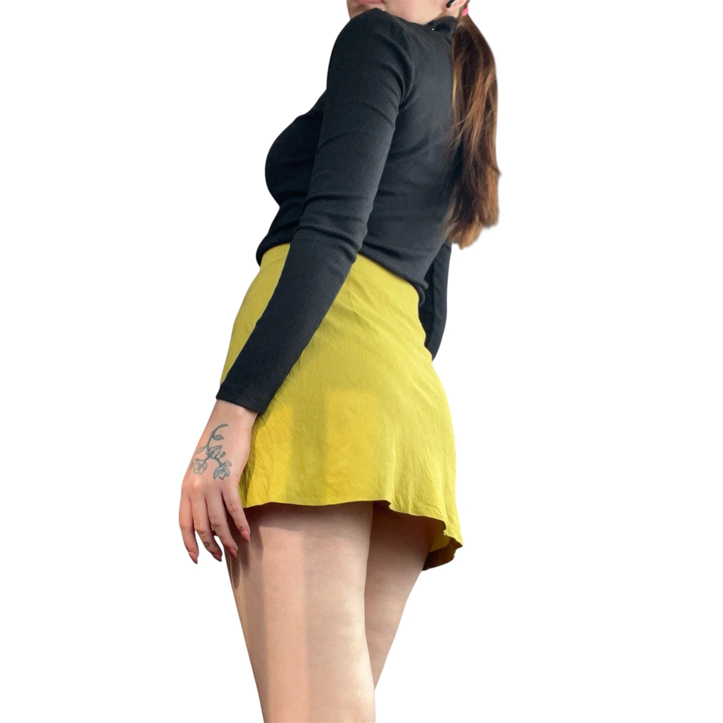 Miniskirt amarillo mostaza