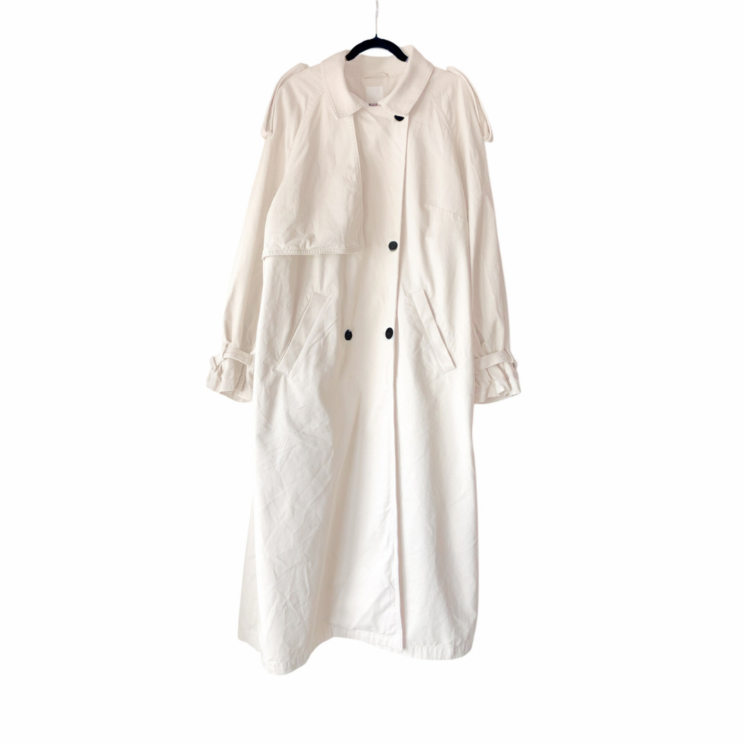 Gabardina beige larga