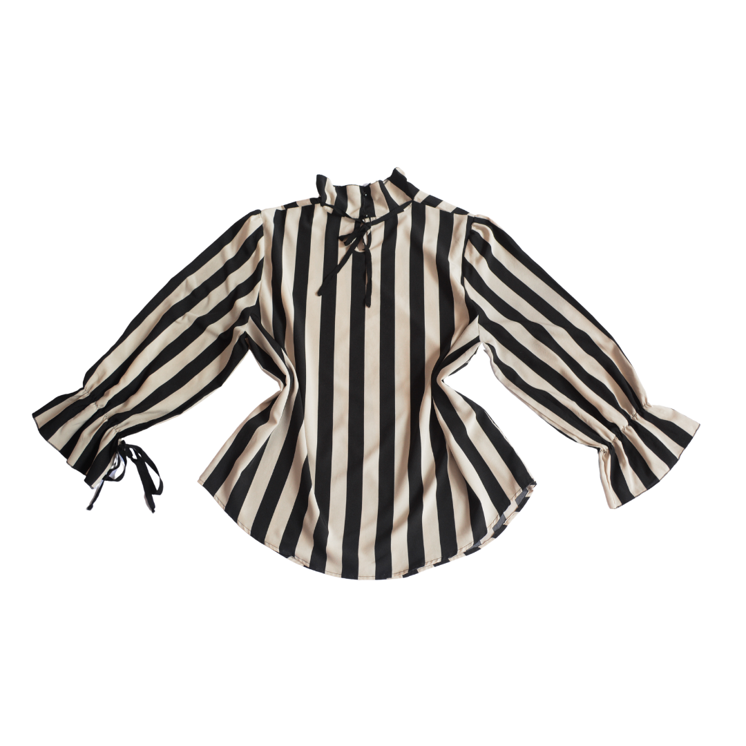 Blusa vintage de rayas