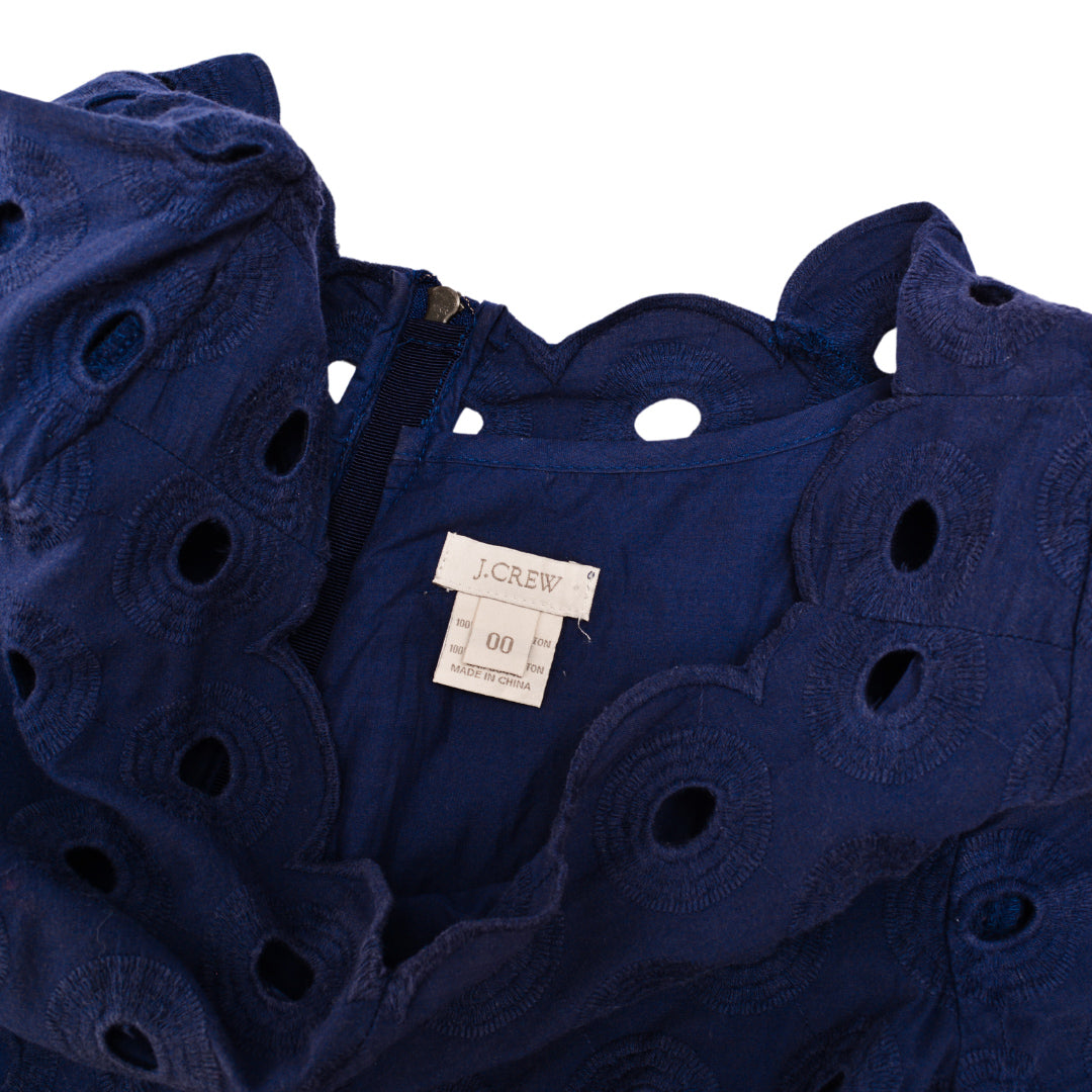 Vestido azul navy con bolsas