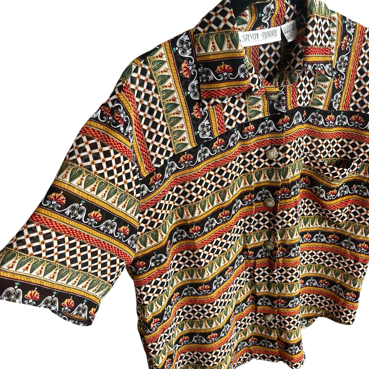 Blusa print geométrico