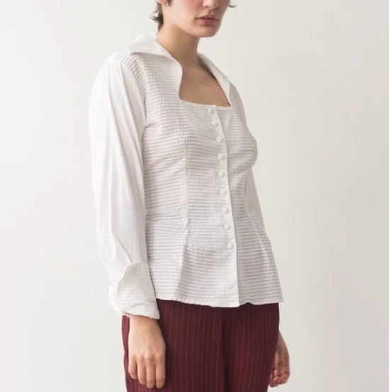 Blusa Rayure Paris 90s