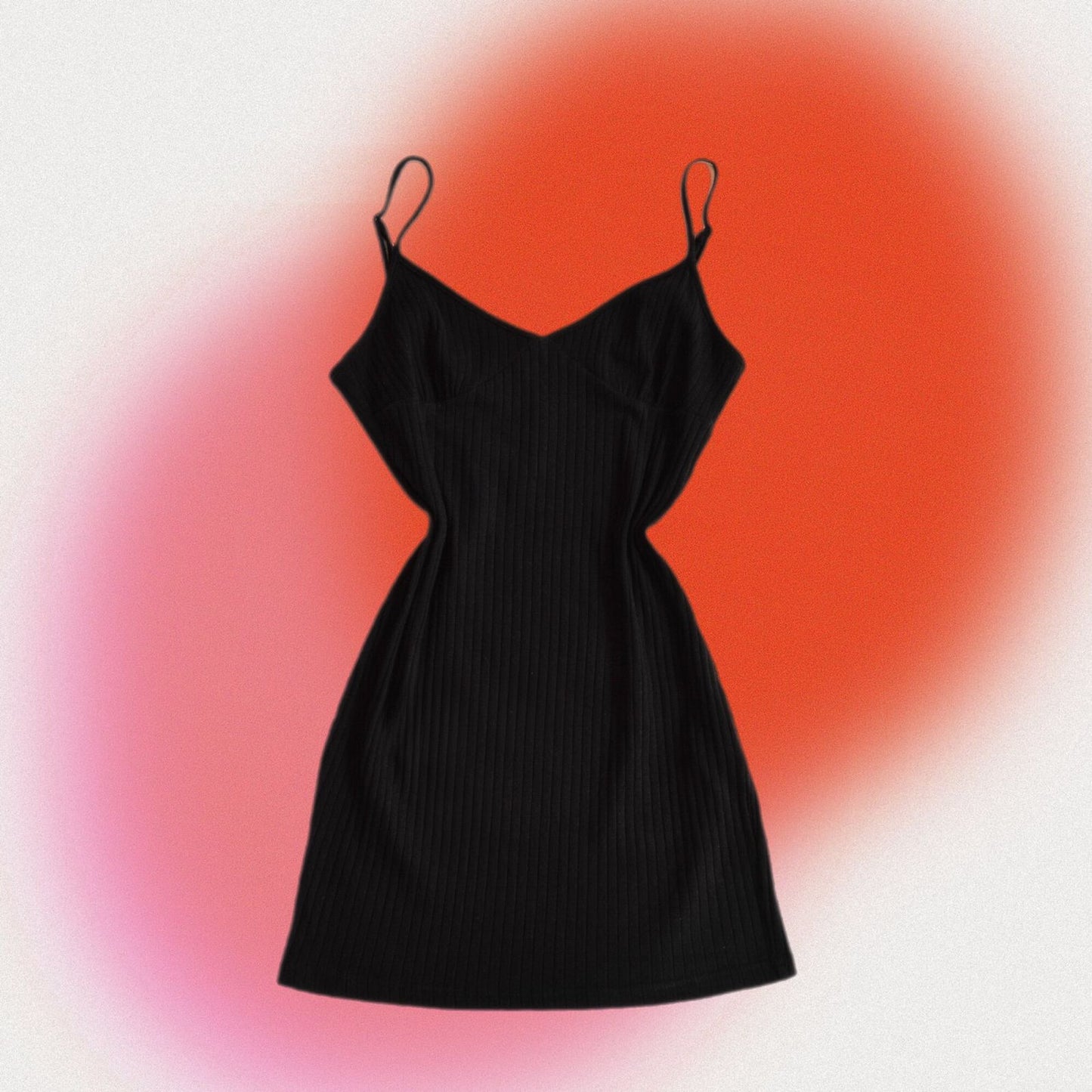 Vestido negro solido