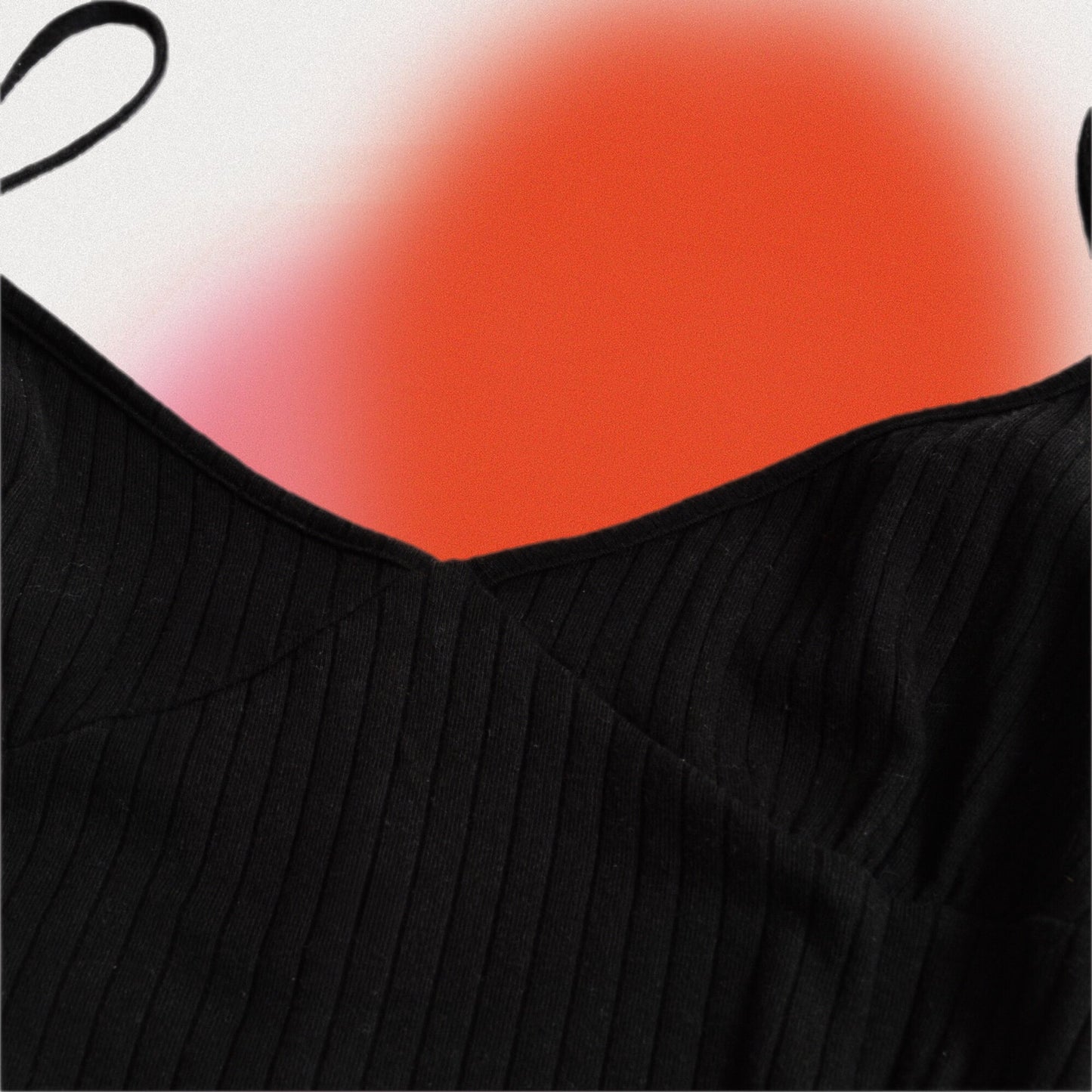 Vestido negro solido