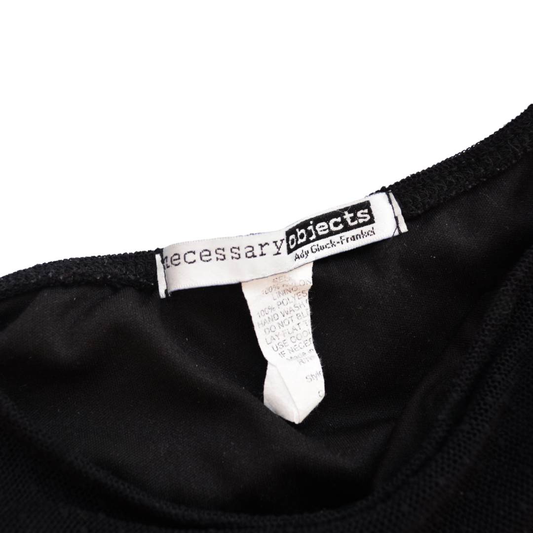 Blusa negra bailarina