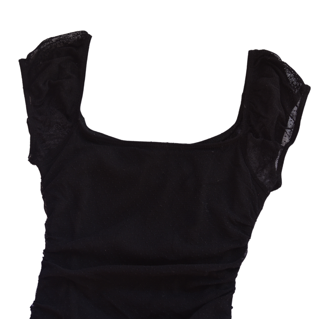 Blusa negra bailarina