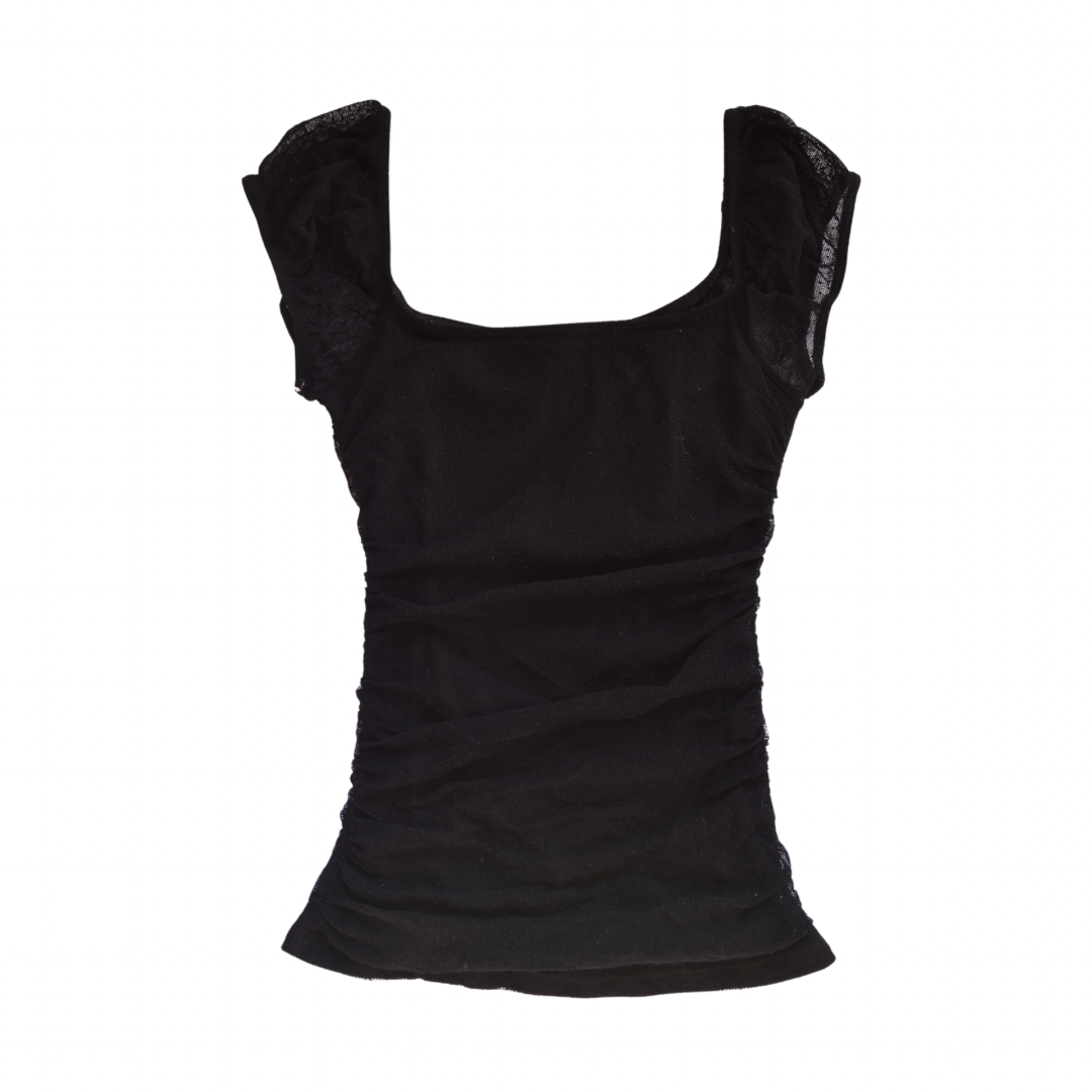 Blusa negra bailarina