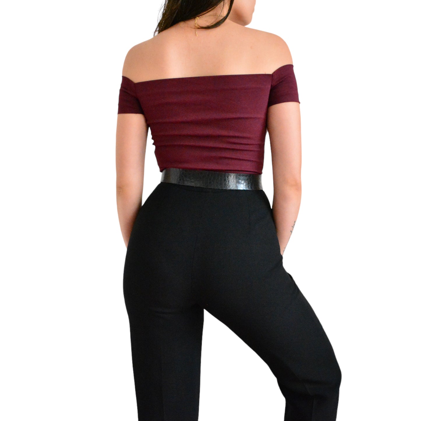 Top vino off shoulder