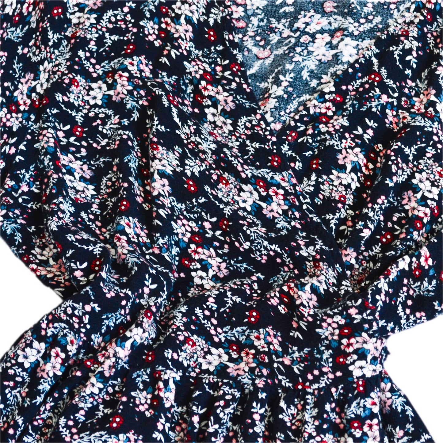 Vestido floral wrapp