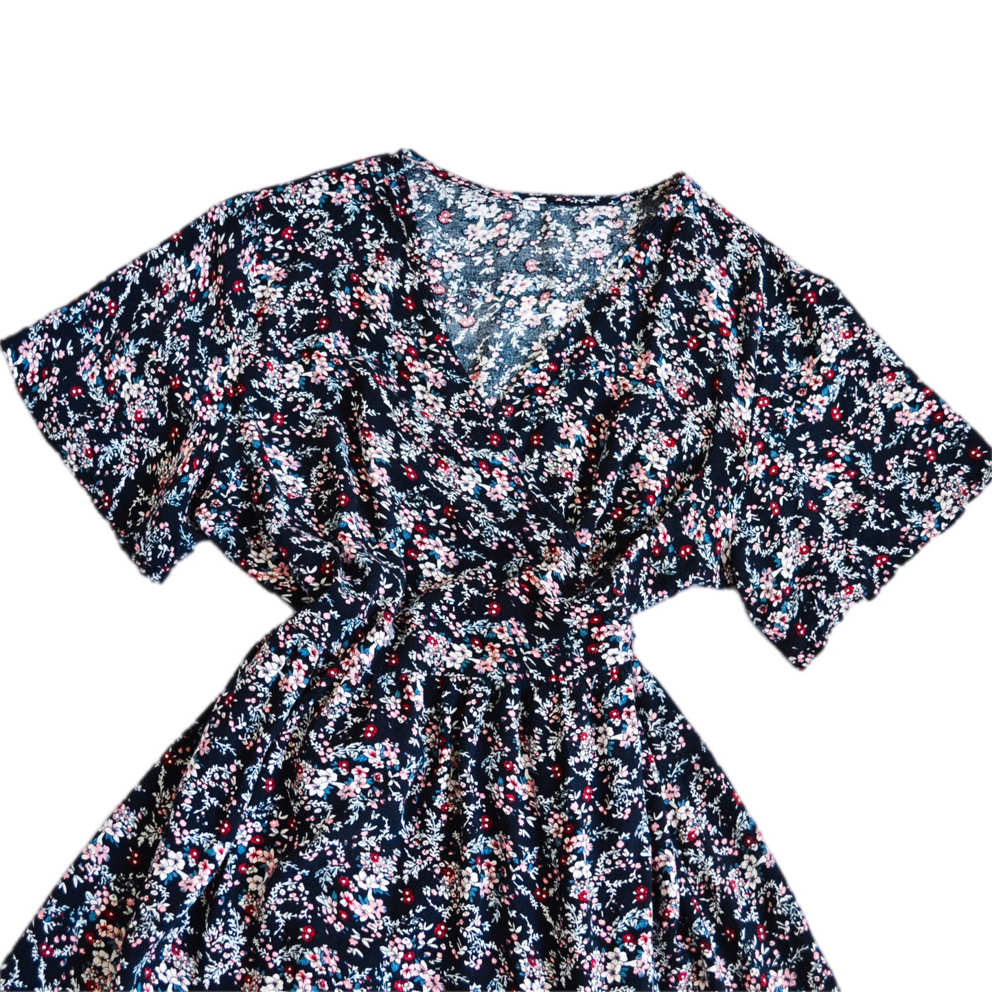 Vestido floral wrapp