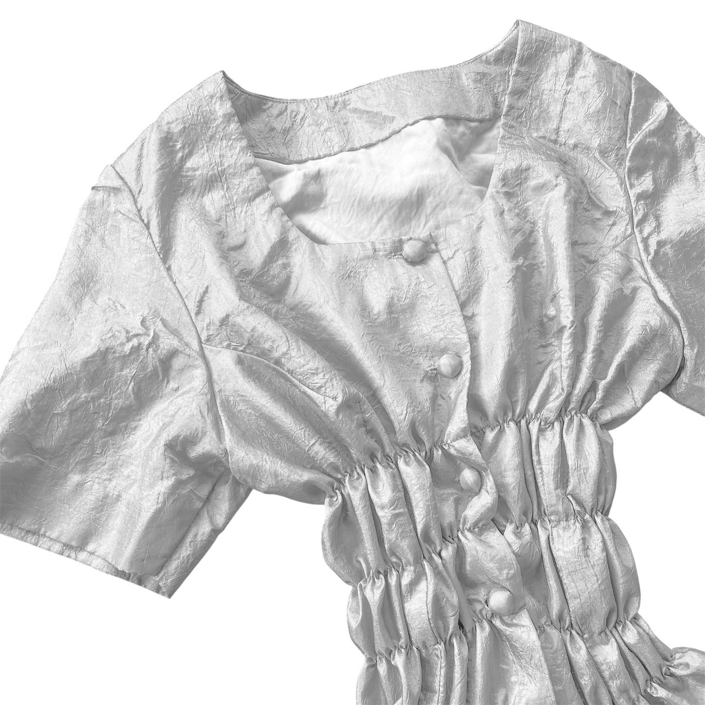 Blusa metálica upcycling 90s