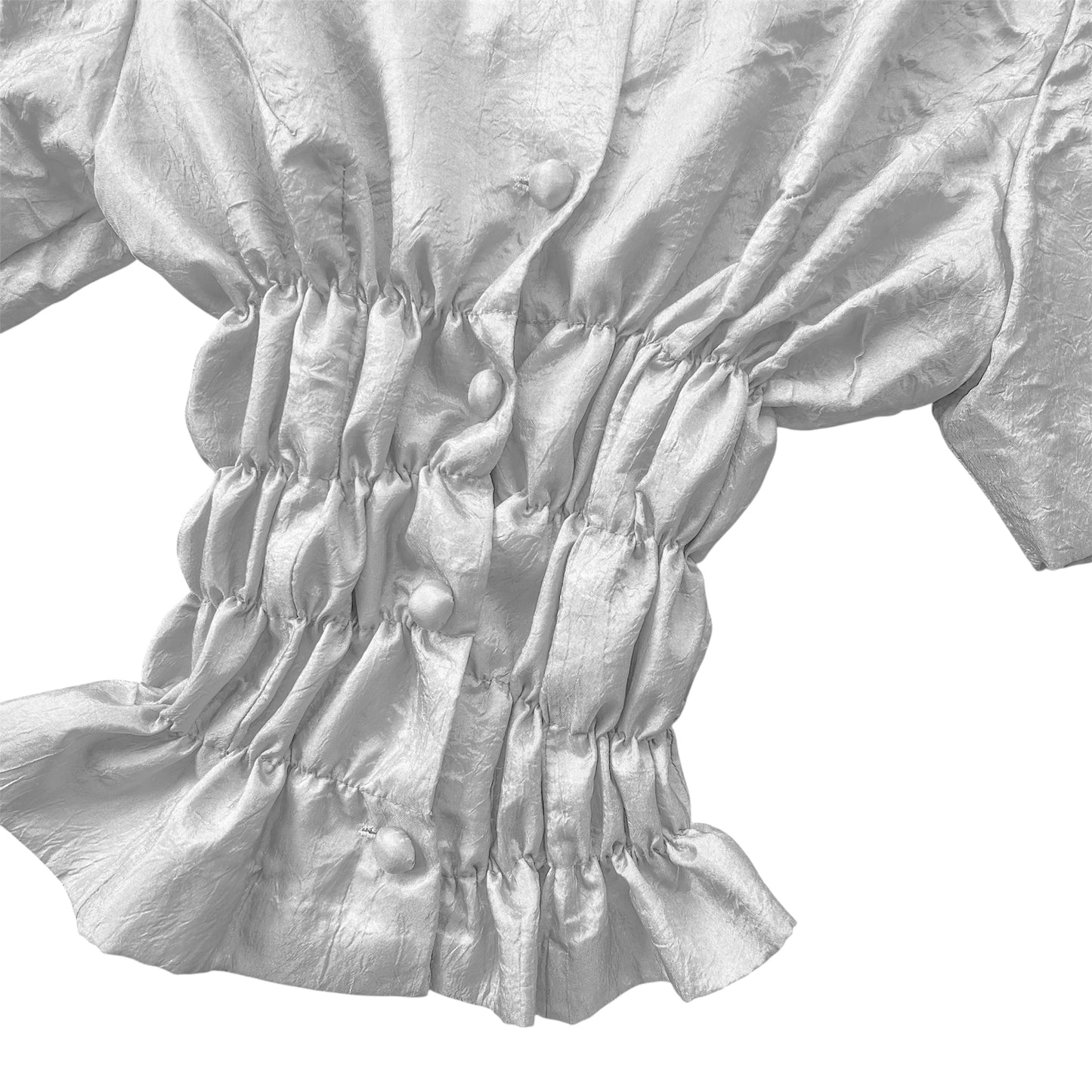 Blusa metálica upcycling 90s