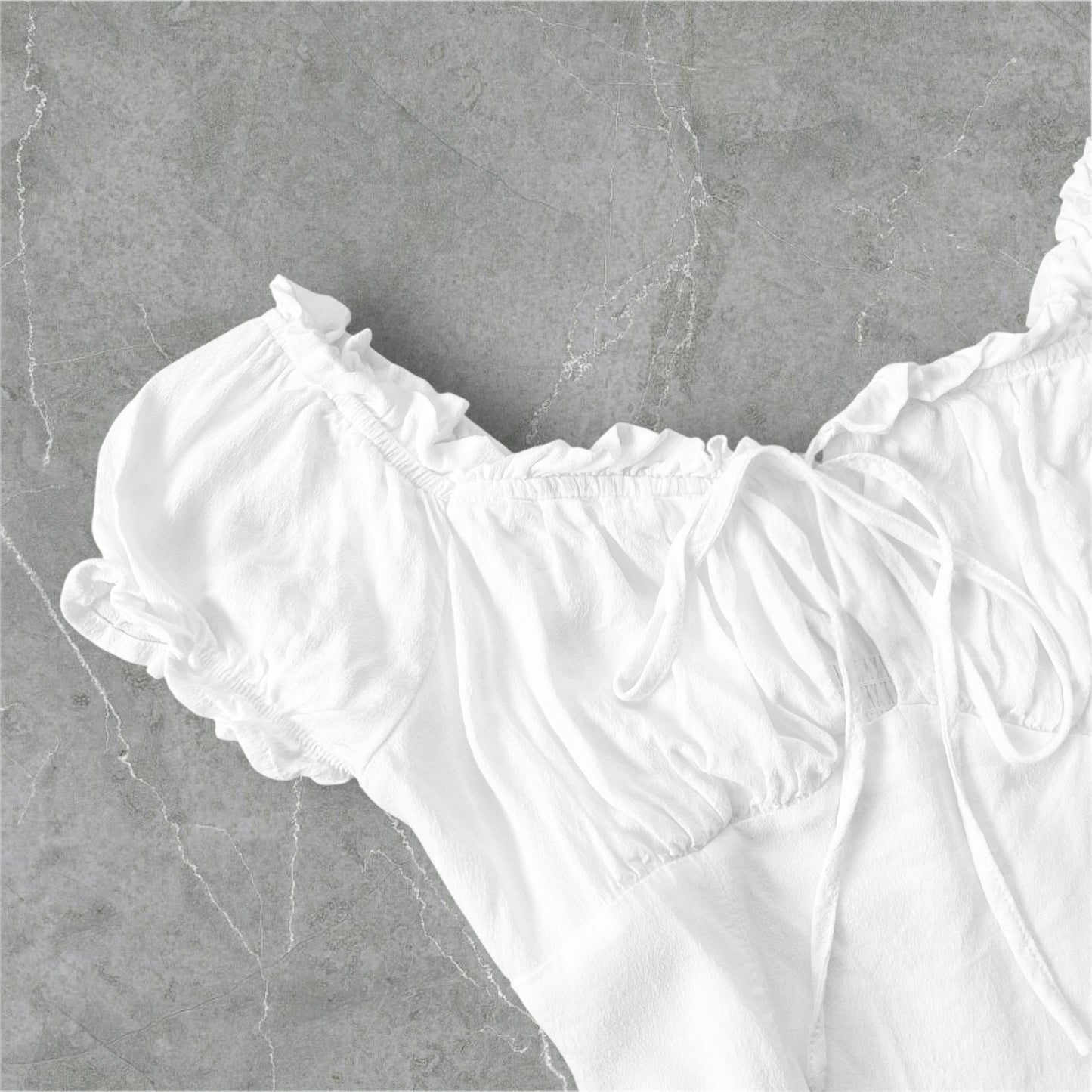 Vestido cottage blanco