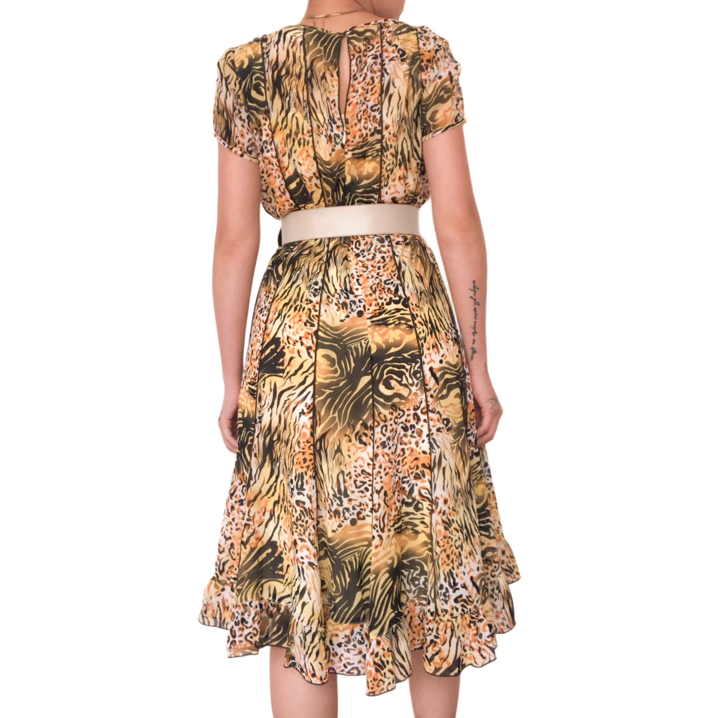 Vestido animal print