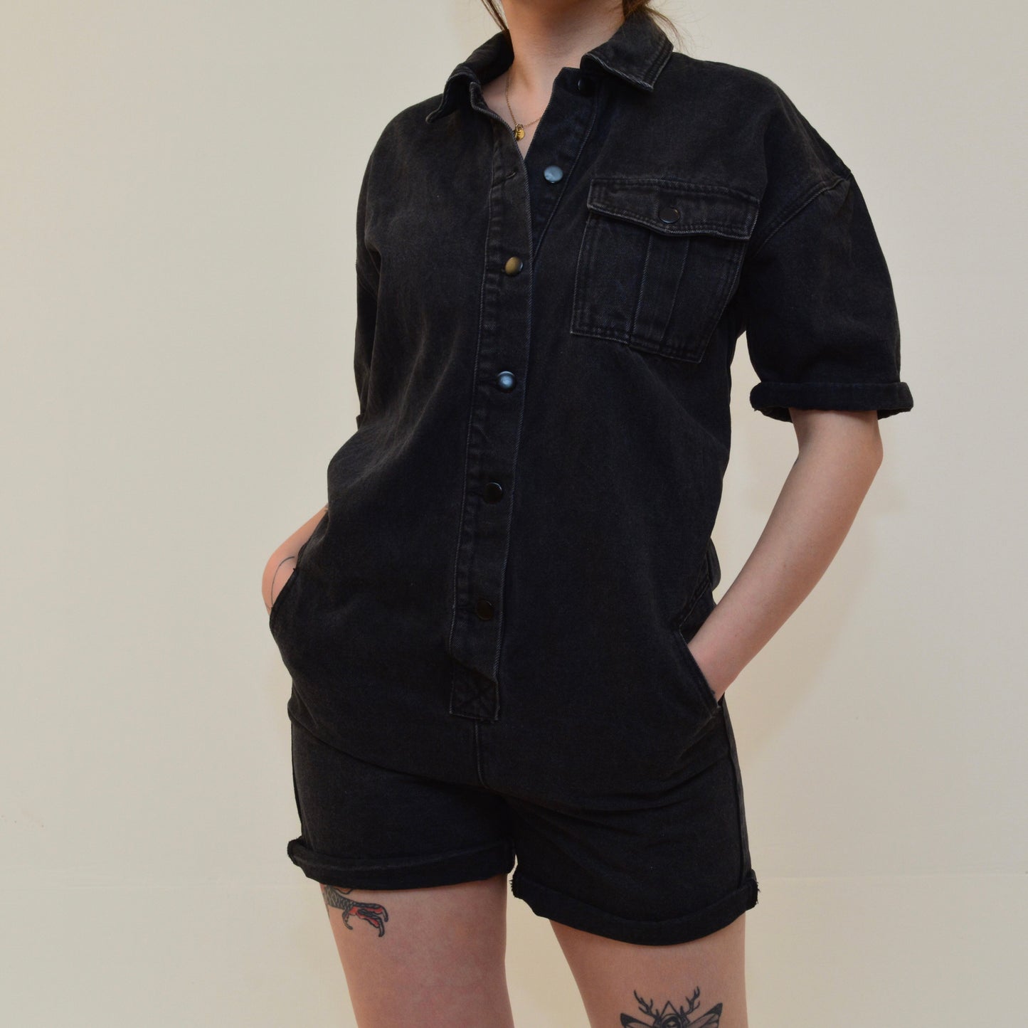 Jumper denim negro