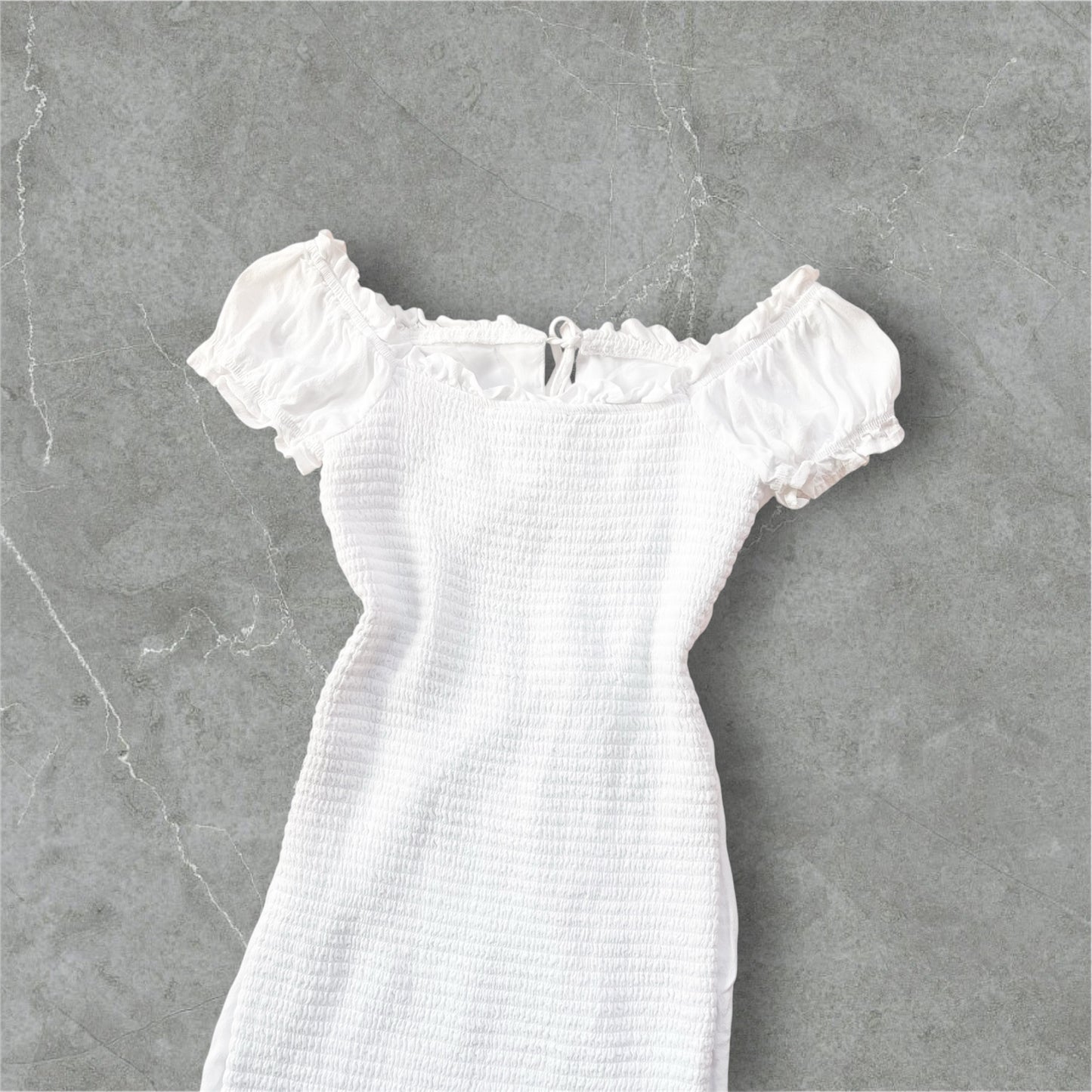 Vestido cottage blanco