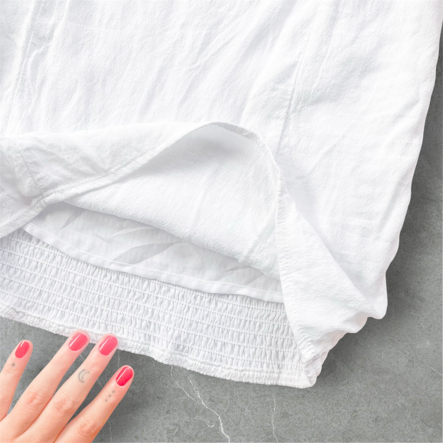Vestido cottage blanco