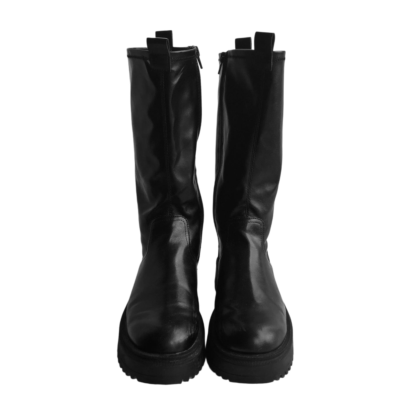 Botas negras con plataforma