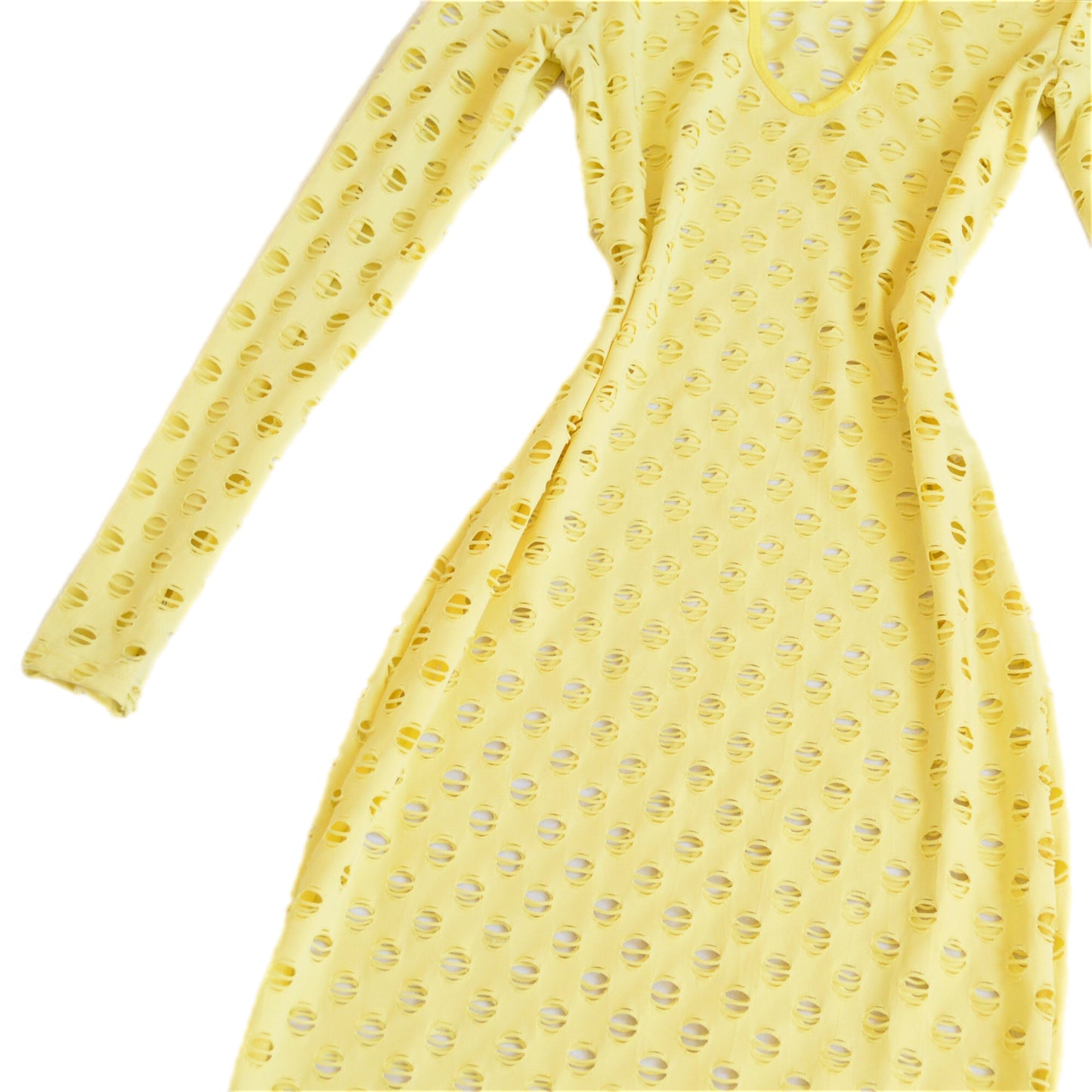 Vestido largo amarillo