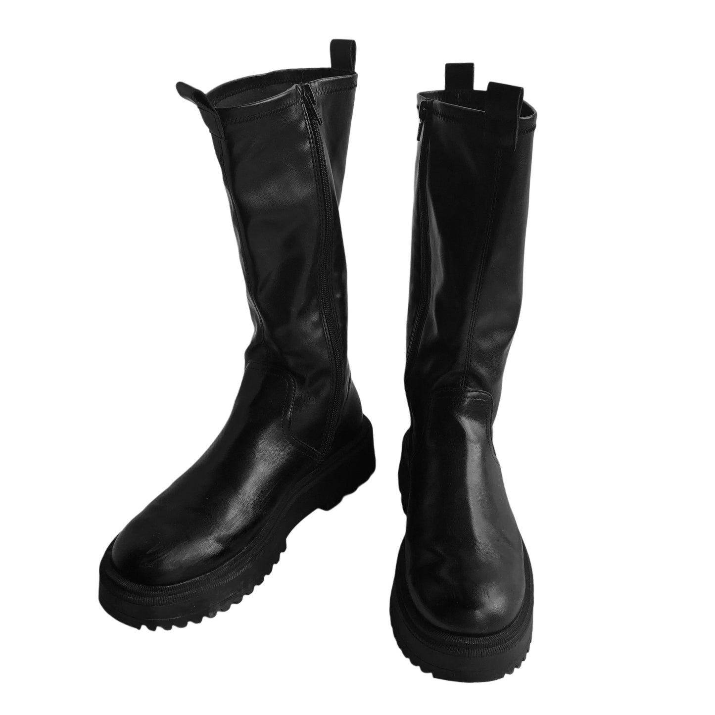 Botas negras con plataforma