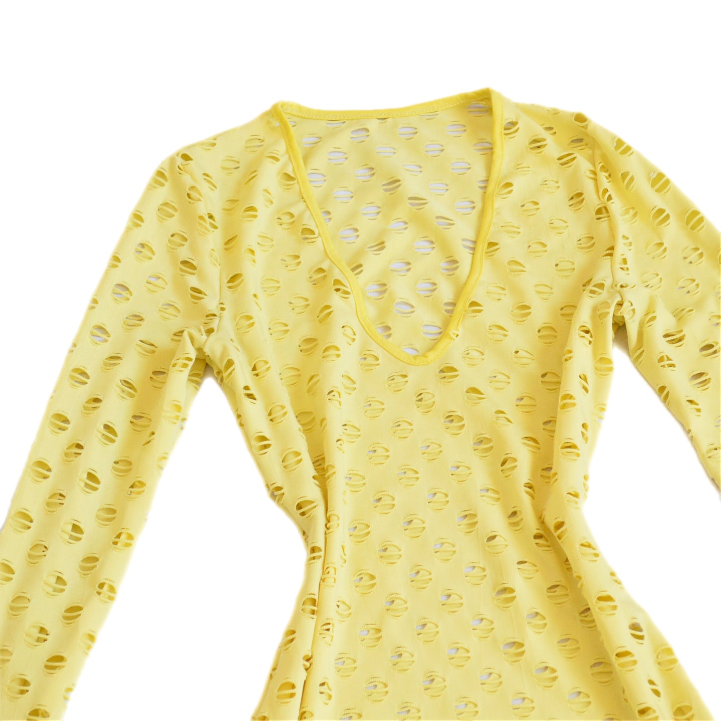 Vestido largo amarillo