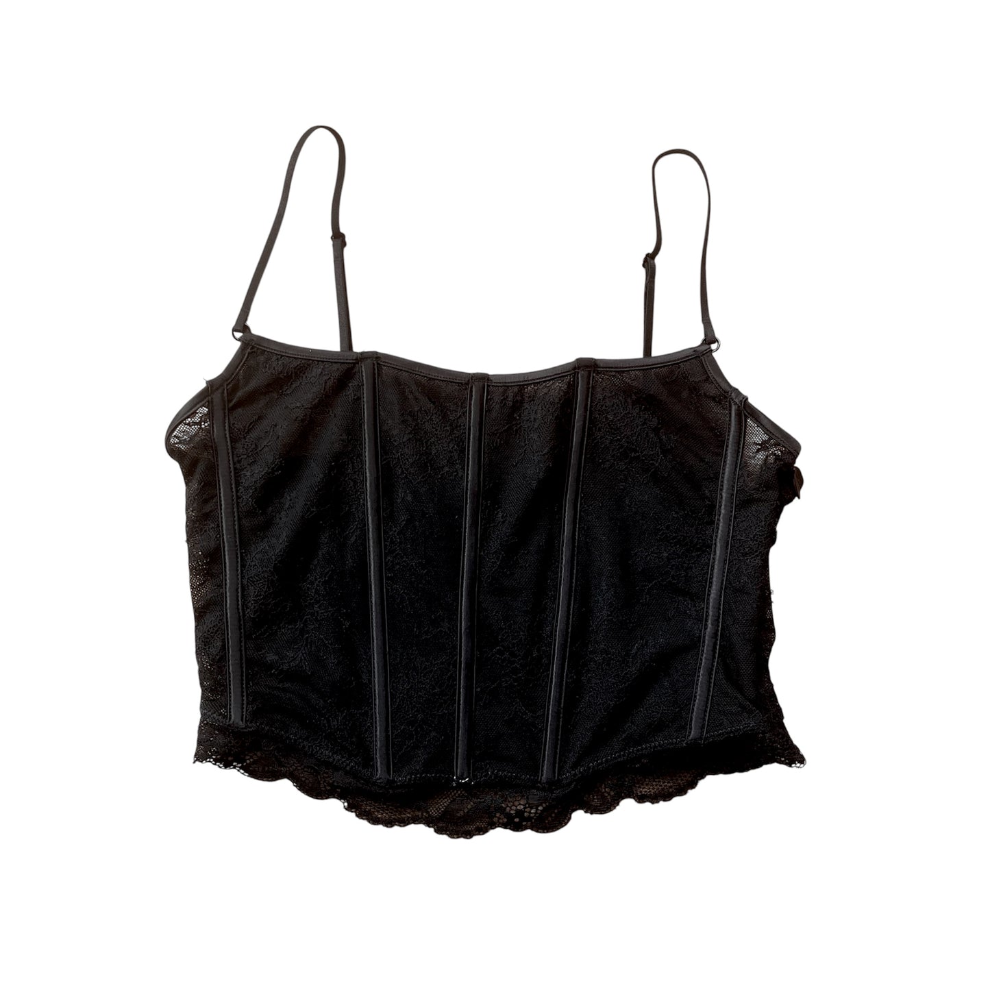Corset negro encaje