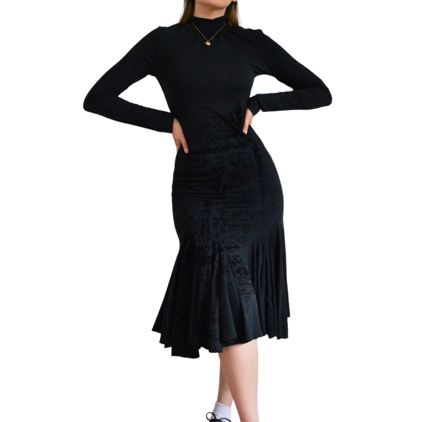 Vestido Desigual negro