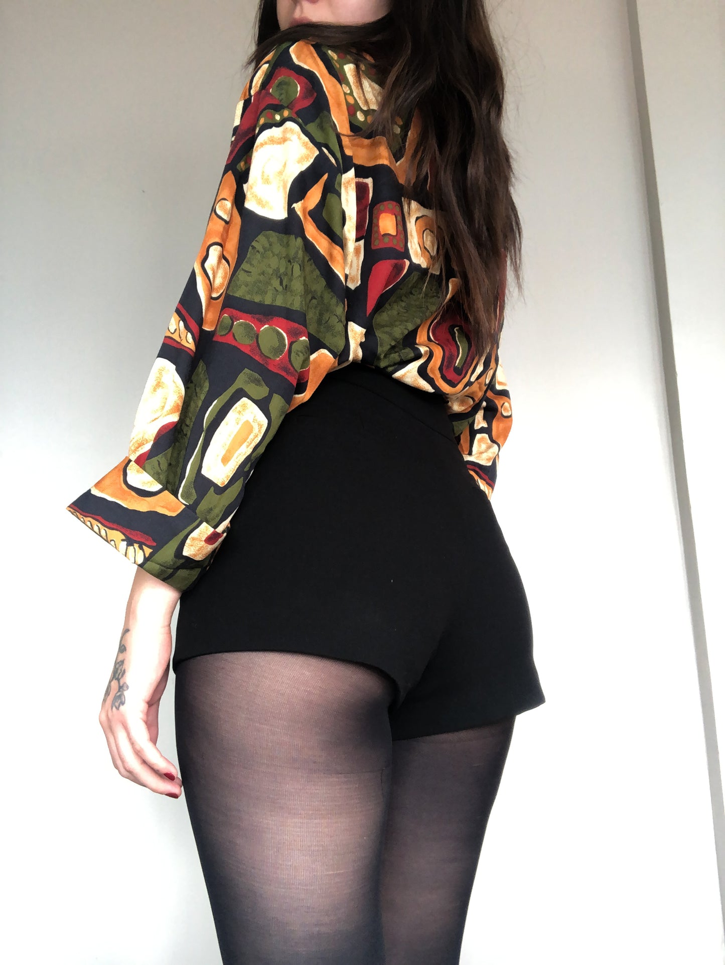 Camisa 80s abstracta