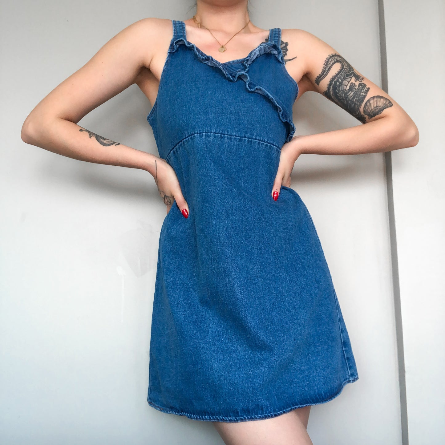 Vestido denim vintage