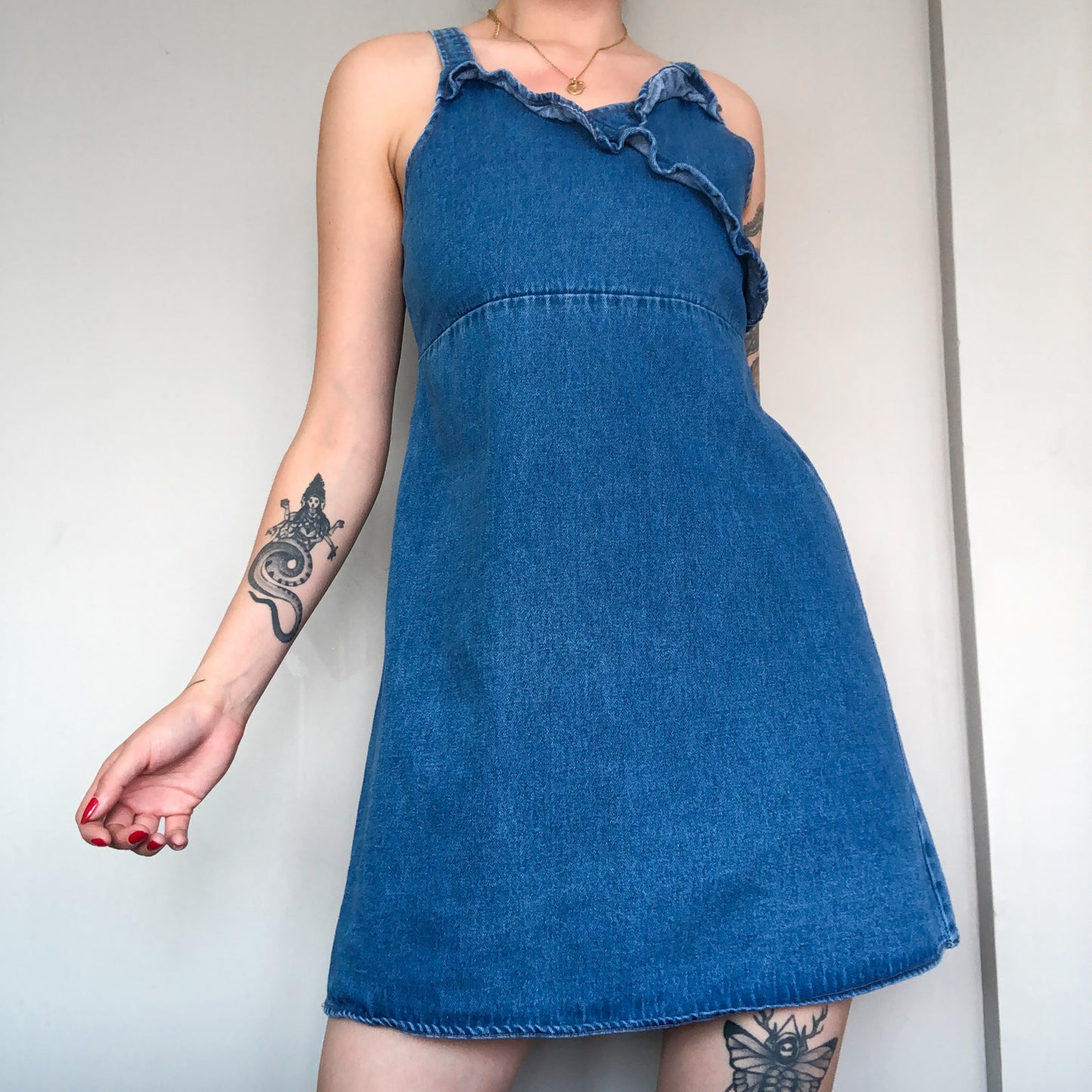 Vestido denim vintage