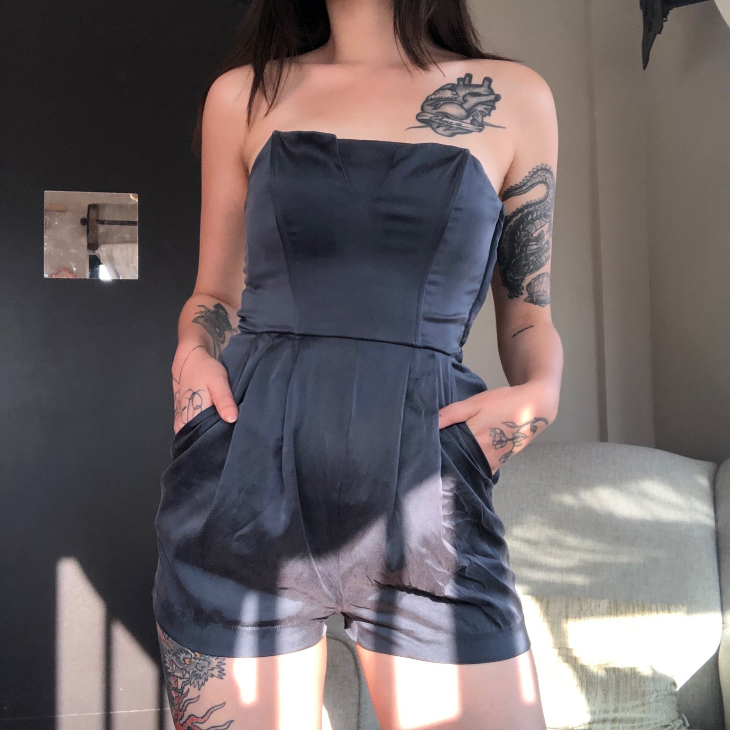 Jumpsuit de seda