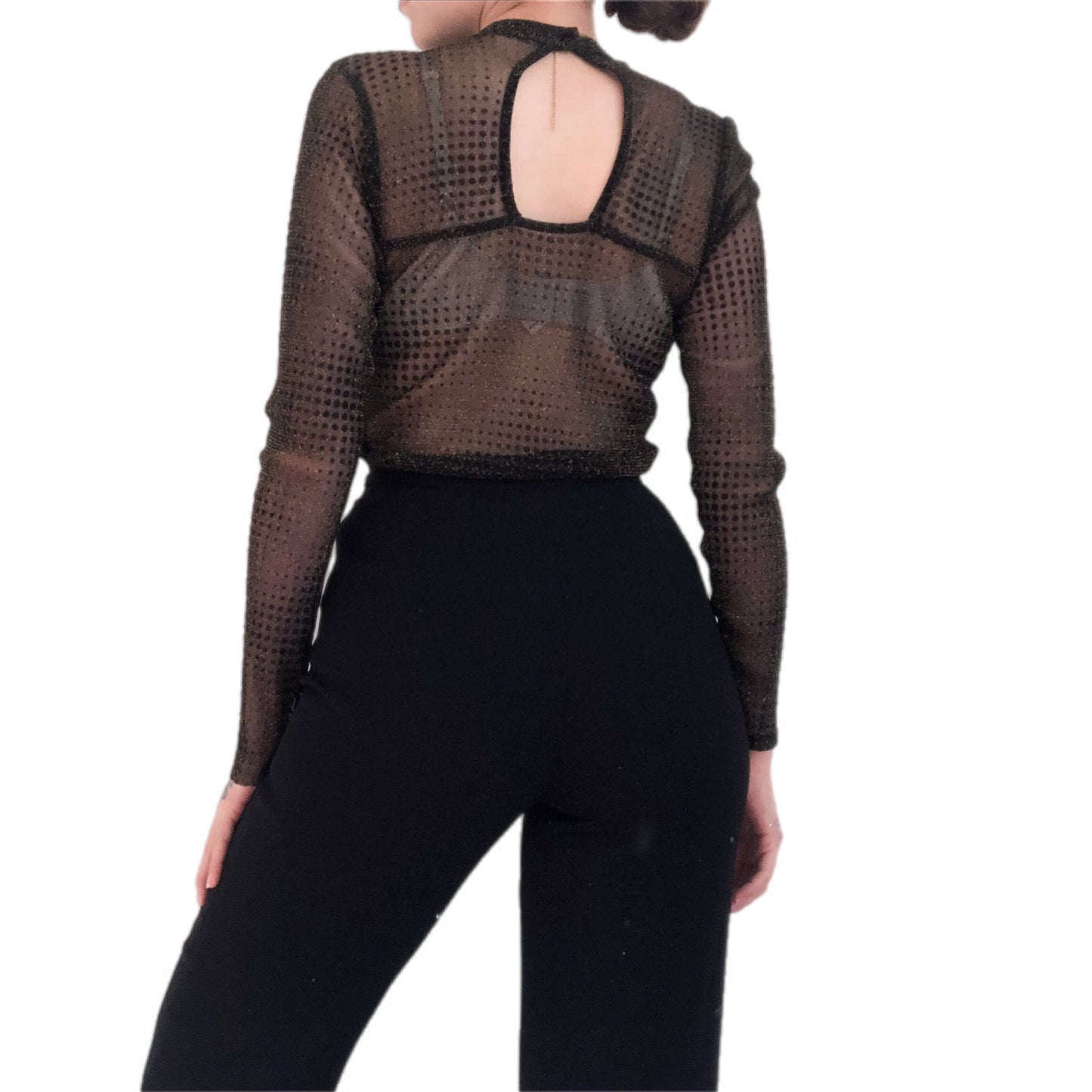 Bodysuit glitter mesh